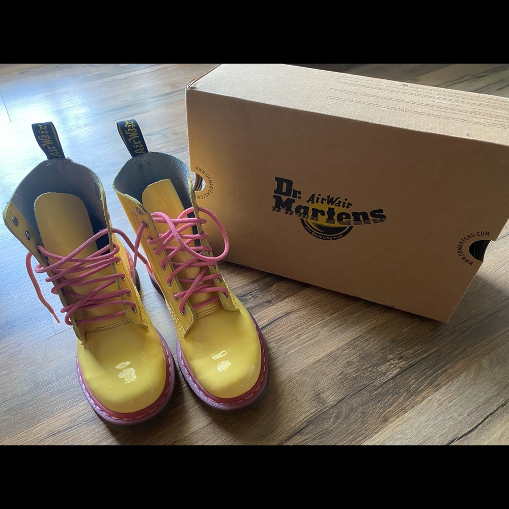 Pascal Acid Yellow-Pink Dr.Martens